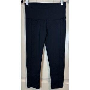 Kindred Bravely Maternity & Postpartum Cropped‎ Leggings Size M Black Comfort